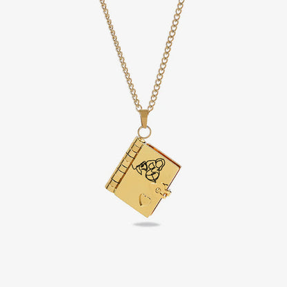 Till mitt älskade barnbarn (Minibok - Halsband)