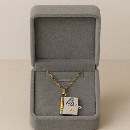 Till mitt älskade barnbarn (Minibok - Halsband)
